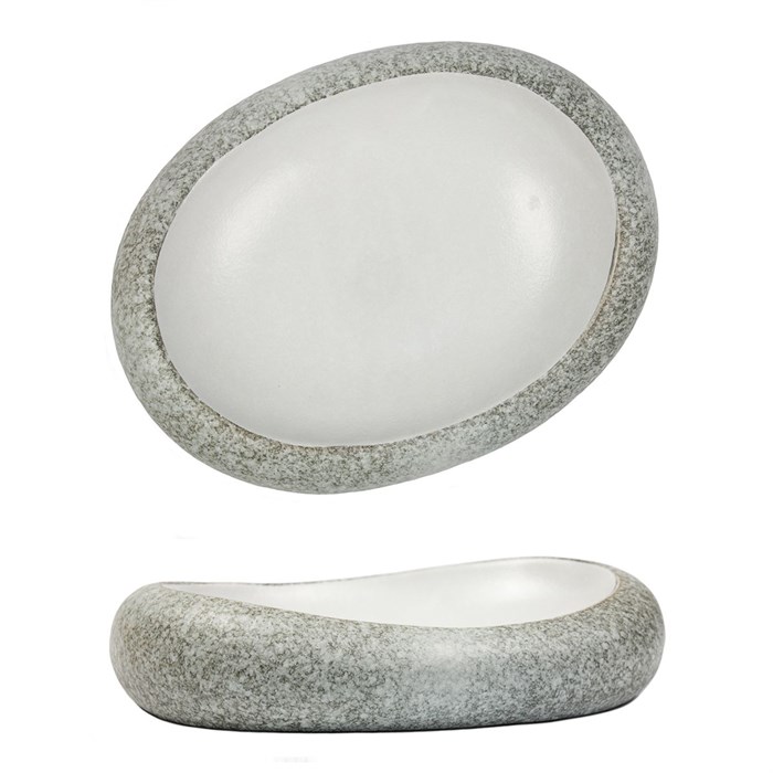 Блюдо/салатник, 300мл,26*20cм, h=6cм, серия "White Matt Taiga"  P.L. 16617 - фото 7586