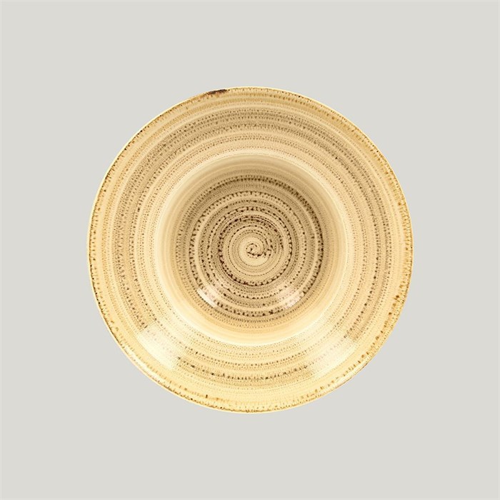 Глубокая тарелка RAK Porcelain Twirl Beach 320 мл, 23*8 см 1808 - фото 760