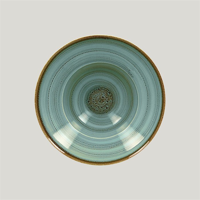 Глубокая тарелка RAK Porcelain Twirl Lagoon 320 мл, 23*8 см 1812 - фото 764