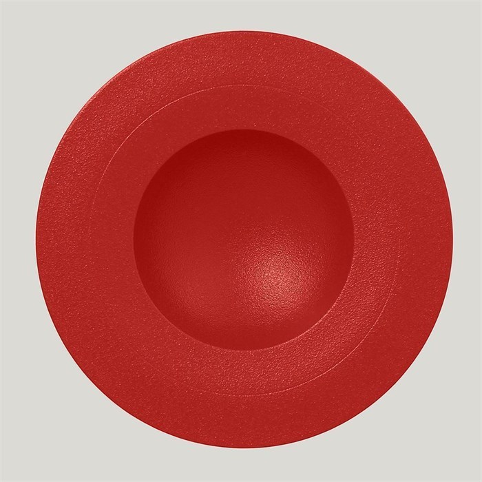 Тарелка RAK Porcelain Neofusion Ember, 29 см, 450 мл, (алый цвет) 2065 - фото 794