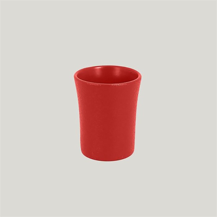 Чашка без ручек RAK Porcelain Neofusion Ember 6/7 см, 90 мл (алый цвет) 2067 - фото 796