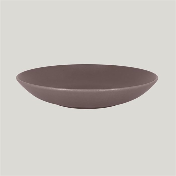 Тарелка RAK Porcelain Neofusion Mellow Chestnut brown глубокая круглая, 26 см, 1200 мл (коричневый ц 2313 - фото 798