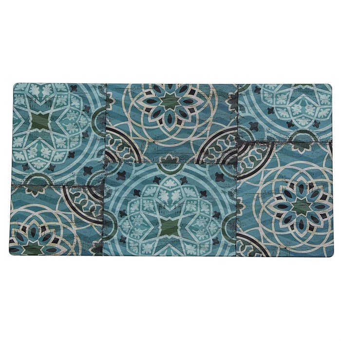 Блюдо,поднос GN 1/3 меламиновый 32.5*17.6см , Damask Blue, P.L. 17740 - фото 8057