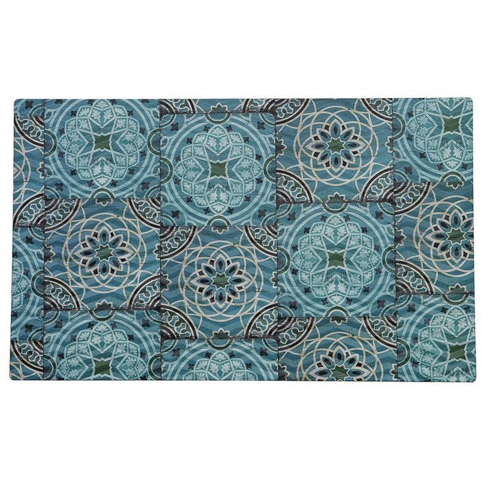 Блюдо,поднос GN 1/1 меламиновый 53*32.5см, Damask Blue,  P.L. 17743 - фото 8060