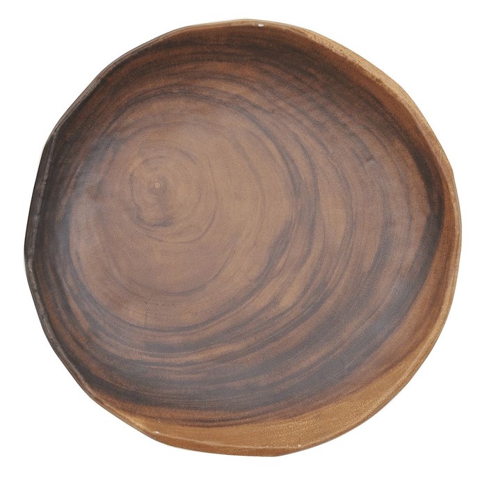 Блюдо,поднос меламиновый d=21.5см, h=2см,  P.L. Аfrican wood 2 17768 - фото 8085