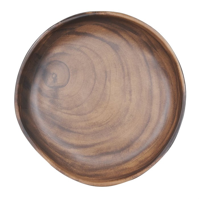 Блюдо,поднос меламиновый d=30см, h=4см, 1000мл,   P.L.Аfrican wood 2 17774 - фото 8091
