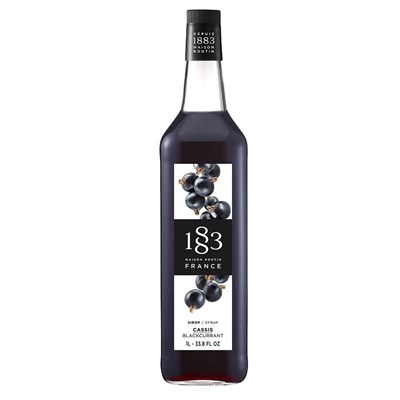 Сироп 1883 Maison Routin Черная смородина (Blackcurrant), 1 л, стекло 81230013