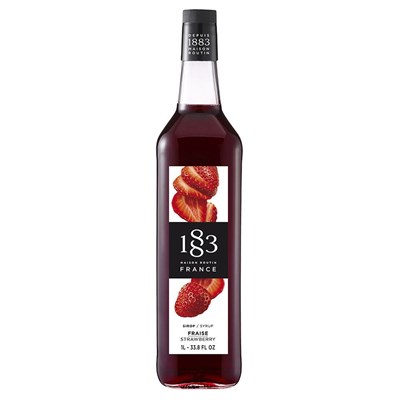 Сироп 1883 Maison Routin Клубника (Strawberry), 1 л, стекло 81230030
