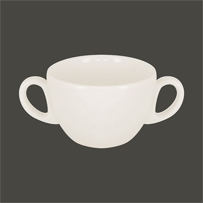 Бульонница с двумя ручками RAK Porcelain Barista 280 мл, h 6,3 см 81220362