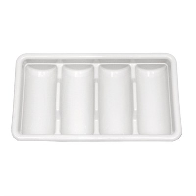 Подставка для столовых приборов 4 отделения,  пластик, P.L. Proff Cuisine 92001001