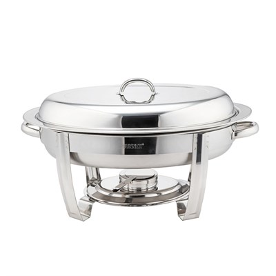 Мармит сервировочный овальный с крышкой 9 л, нержавейка, SUNNEX - P.L. 90001050