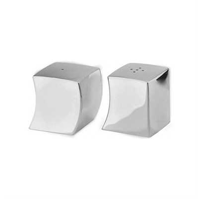 Набор для специй: солонка + перечница, h 4 см, нержавейка, P.L. - REG 95001142