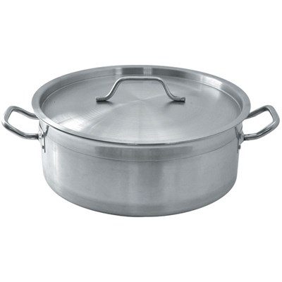 Кастрюля Eco Line низкая с крышкой 800 мл, d=12см h=7,5см, сталь, P.L. Proff Cuisine 92001452