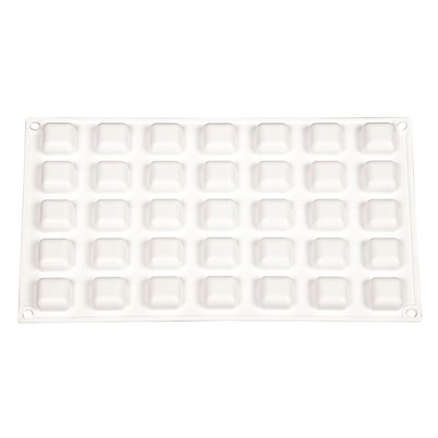 Форма силиконовая "Микро квадратный камень" 35 ячеек 25*25*12 мм, P.L. Proff Cuisine 73024126