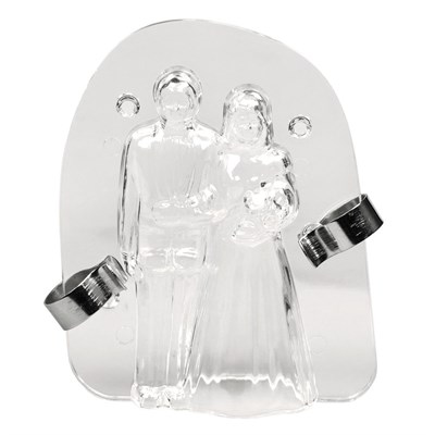 Пластиковая форма "Молодожены" 13*10,5*4 см, P.L. Proff Cuisine 81270022