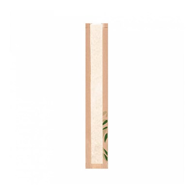 Пакет Feel Green для хлеба с окном 9+6,5*60 см, крафт-бумага 36 г/см2, 250 шт/уп, Garcia de Pou 81210613