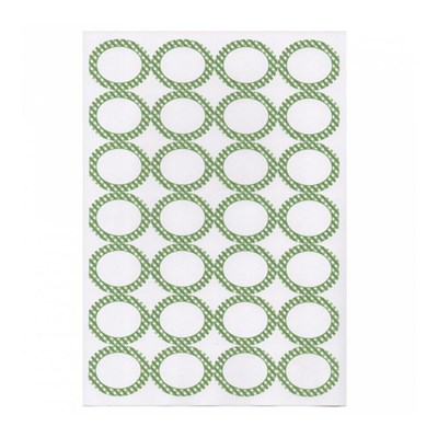 Этикетка бумажная самоклеящаяся белая, 4,5*3,6 см, 28 наклеек на листе А4, 100 л/уп, Garcia de Pou 81210687