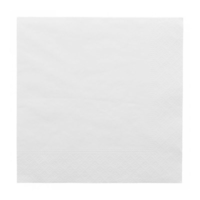 Салфетка бумажная двухслойная белая, 33*33 см, 100 шт, Garcia de PouИспания 81210027
