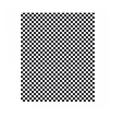 Упаковочная бумага "Чёрно-белая клетка", 28*34 см, 1000 шт/уп, жиростойкий пергамент, Garcia de Pou 81210922