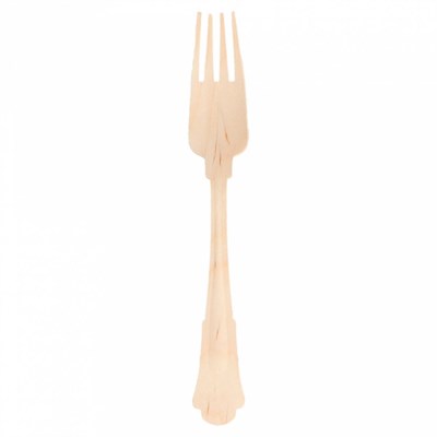 Вилка одноразовая "Классика" 19,3 см, 100 шт, дерево, Garcia de PouИспания 81211556