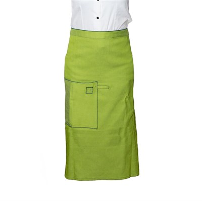 Фартук с карманом с оторочкой, фисташковый 81270202