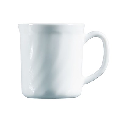 Кружка Luminarc Trianon 280 мл,d 8 см, h 9 см, l 11 см, стеклокерамика, белый цвет, ARC, 70001340