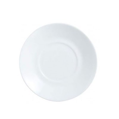 Блюдце Luminarc 16 см, стеклокерамика, белый цвет, ARC, Франция (/6/) 70001382