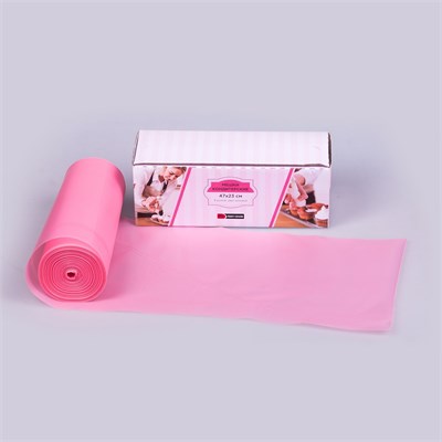 Мешок кондитерский 3-сл в рулоне 46 см розовый, 80 мкм, особо прочные швы, 100 шт/рул, P.L. Proff Cu 81400360