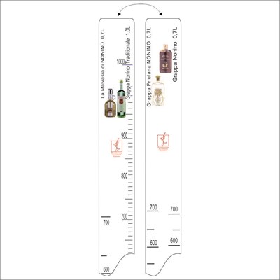 Барная линейка Граппа Nonino (700 мл/1 л), P.L. Proff Cuisine 81250029