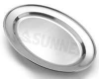 Блюдо металлическое овальное 45*29 см, P.L. Proff Cuisine 95001022