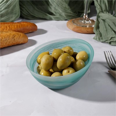 Салатник матовый d=12 h=7 см, 320 мл, материал cтекло,серия "Green Sky" P.L. 81221721