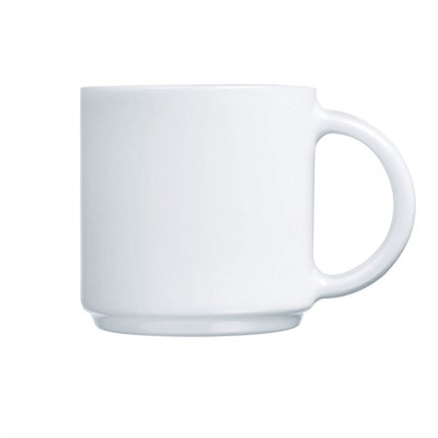 Кружка Luminarc "Эволюшнс" 340 мл, стеклокерамика, белый цвет, ARC 81269779