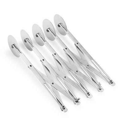 Нож роликовый для теста раздвижной,5 лезвий, нержавейка, P.L. 81240883