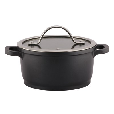 Кастрюля с крышкой (1,5л.) 16*8 см,индукция,ал.с антипригарным покрытием,литая  P.L. Proff Cuisine 81269882