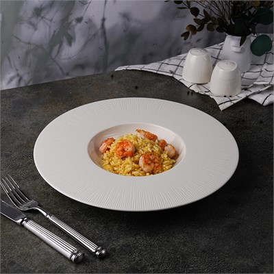 Тарелка глубокая 31 см, фарфор "NOBLE" серия "NEO SILK" 81222354