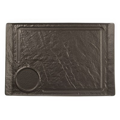 Блюдо для стейка  Black Raw Stellar 35*24*2,2 см, P.L. Proff Cuisine 81223126