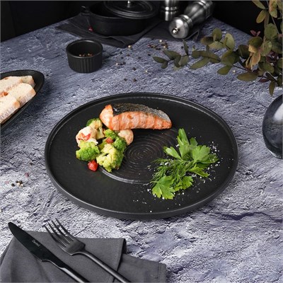 Блюдо  Black Raw Steller для подачи d=30 см, h=2 см, P.L. Proff Cuisine 81223481