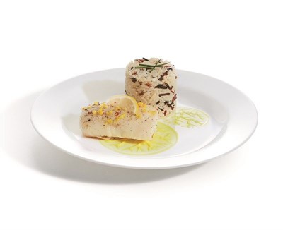 Тарелка Luminarc "Эволюшнс" 25,5 см, стеклокерамика, белый цвет, ARC, Франция (/6/24) 70001379