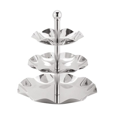 Этажерка, 3 яруса, h 30 см, d 27,5 см, нержавейка, P.L. Proff Cuisine 99000064