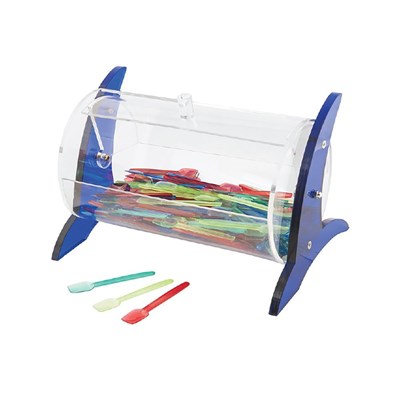 Диспенсер под ложки для мороженого, 27*20*18 см, прозрачный акрил 81210628