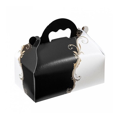 Коробка для выпечки с ручками 10*18*7 см, белая, картон, Garcia de PouИспания 81211233