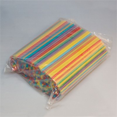 Трубочки для коктейля без изгиба в ассортименте, 24*0,8 см, 81006418