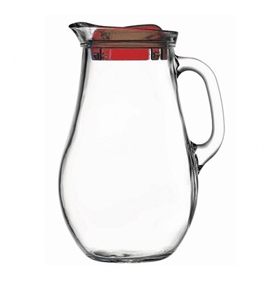 Кувшин с красной крышкой Pasabahce Бистро 1,85 л, стекло, Россия (БОР) 81201257