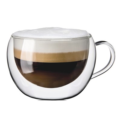 Набор кружек 2шт*270 мл, термостойкое стекло, двойные стенки, P.L. 81223938