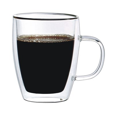 Набор кружек 2шт*270 мл, термостойкое стекло, двойные стенки, P.L. 81223942