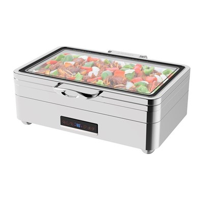 Мармит электрический "Roma"с обзорным стеклом,1/1*65 мм, 8,5 л (220V, 900W), SUNNEX - P.L. 81259225