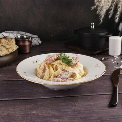 Тарелка глубокая d=23 см, 300мл, фарфор "NOBLE" серия "Grace" 81221668