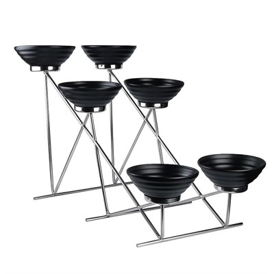 Стойка металлическая для выкладки + шесть салатников,66*40*44 см,  P.L.--Hotelware 81240942