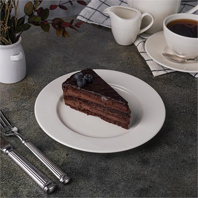 Тарелка классическая 20,5 см, фарфор "NOBLE" серия "NEO SILK" 81222348