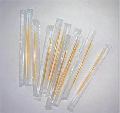 Зубочистки в инд.полипр. упаковке 1000 шт, бамбук 81212511